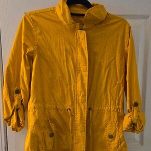 Spring jacket NWT Large mustard color